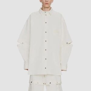 Off-White Men's 90s Logo Denim Overshirt